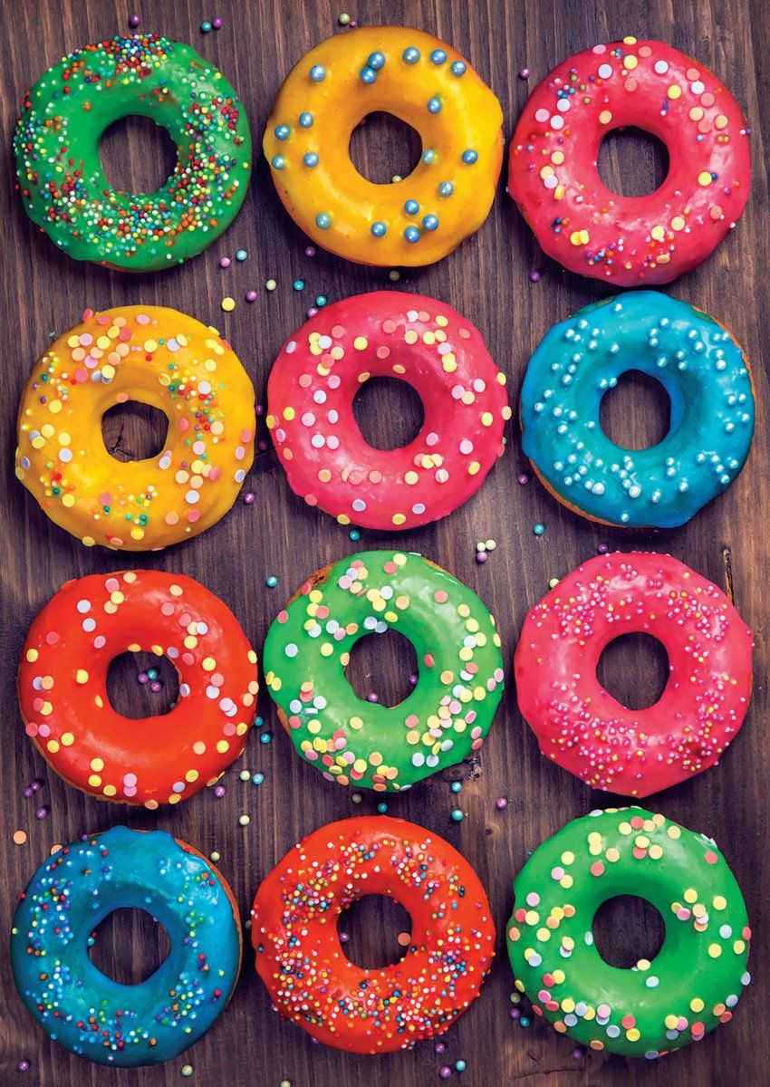 Puzzle 500 piezas Donuts de Colores