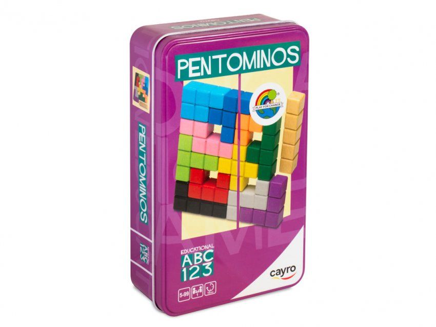 pentominos metal box c 113